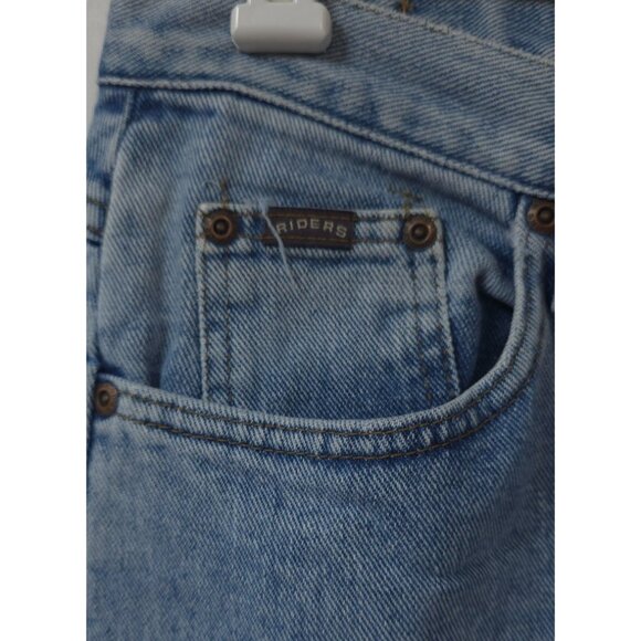 Riders By Lee Womens 14Long 34x34 Midrise Straight Leg Medium Wash Denim Jeans - Picture 15 of 15